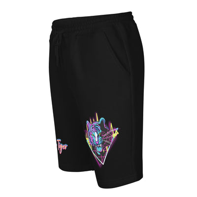 EG3BEATS NEON TIGER Men's Fleece Shorts