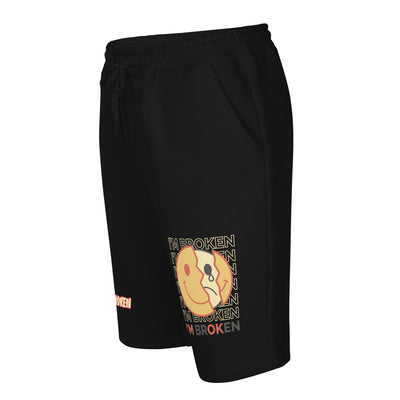 EG3BEATS I'M BROKEN Men's Fleece Shorts