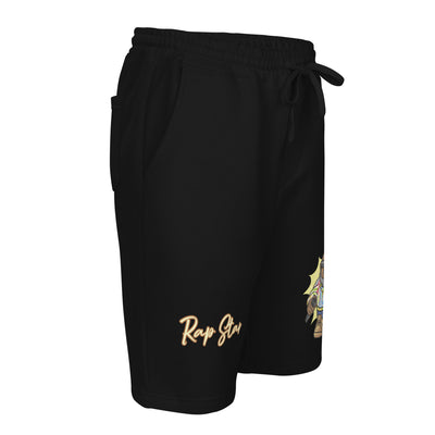 EG3BEATS CARTOON RAP STAR Men's Fleece Shorts