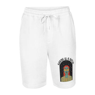 ETERNAL DIVINE APPAREL KARMA IS A BITCH Men's Fleece Shorts