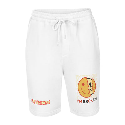 EG3BEATS I'M BROKEN Men's Fleece Shorts