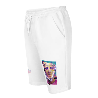 EG3BEATS THE GLITCH Men's Fleece Shorts