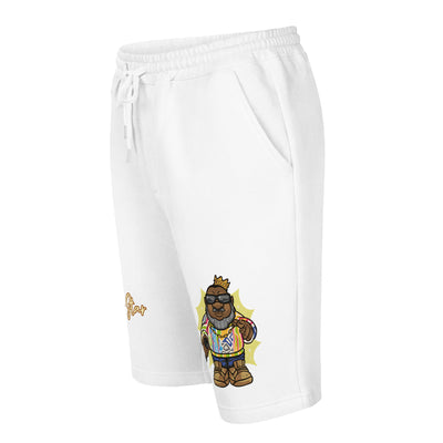 EG3BEATS CARTOON RAP STAR Men's Fleece Shorts