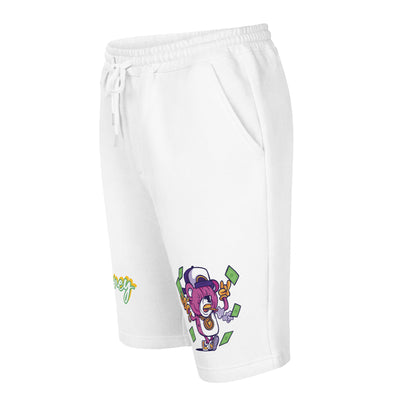 EG3BEATS CARTOON BEAR Men's fleece shorts