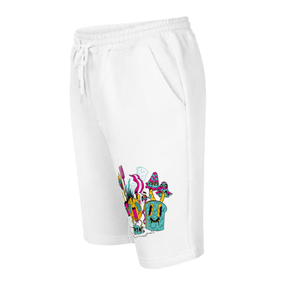 EG3BEATS LET'S EAT Men's Fleece Shorts