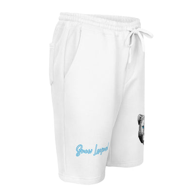 ETERNAL DIVINE APPAREL SNOW LEOPARD Men's Fleece Shorts