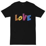 EG3BEATS LOVE LOVE Men’s Premium Heavyweight T-Shirt