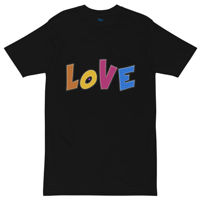 EG3BEATS LOVE LOVE Men’s Premium Heavyweight T-Shirt