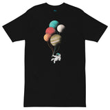 ETERNAL DIVINE APPAREL ASTRONAUT BALLOON Men’s Premium Heavyweight T-Shirt