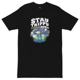 ETERNAL DIVINE APPAREL STAY TRIPPY Men’s Premium Heavyweight T-Shirt