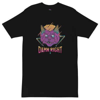 EG3BEATS DAMN RIGHT Men’s Premium Heavyweight T-Shirt