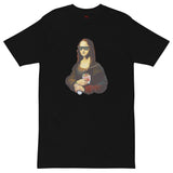 EG3BEATS COOL MONA LISA Men’s Premium Heavyweight T-Shirt