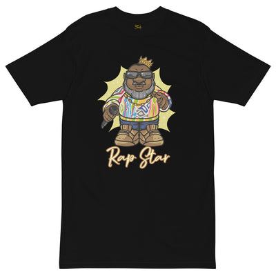 EG3BEATS CARTOON RAP STAR Men’s Premium Heavyweight T-Shirt