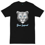 ETERNAL DIVINE APPAREL SNOW LEOPARD Men’s Premium Heavyweight T-Shirt