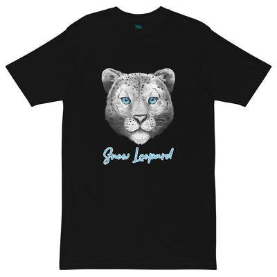 ETERNAL DIVINE APPAREL SNOW LEOPARD Men’s Premium Heavyweight T-Shirt