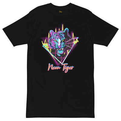 EG3BEATS NEON TIGER Men’s Premium Heavyweight T-Shirt