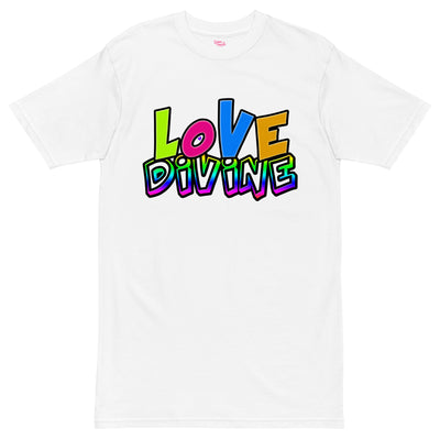 EG3BEATS LOVE DIVINE Men’s Premium Heavyweight T-Shirt