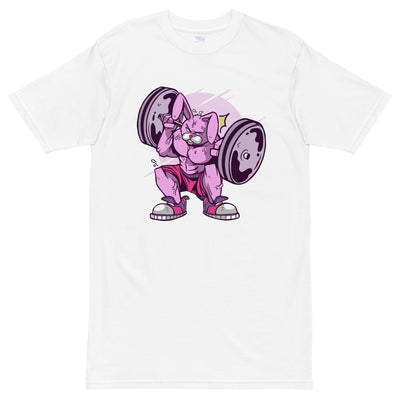 EG3BEATS STRONG BUNNY Men’s Premium Heavyweight T-Shirt