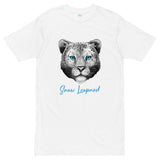 ETERNAL DIVINE APPAREL SNOW LEOPARD Men’s Premium Heavyweight T-Shirt