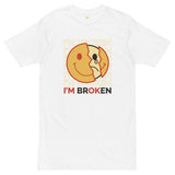 EG3BEATS I'M BROKEN Men’s Premium Heavyweight T-Shirt