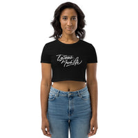 EG3BEATS MERCH LIFE Womens Organic Crop Top