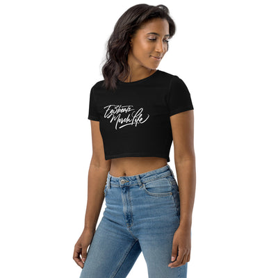 EG3BEATS MERCH LIFE Womens Organic Crop Top