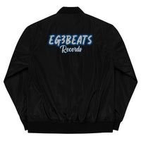 EG3BEATS RECORDS BLUE Premium Recycled Bomber Jacket