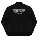 EG3BEATS RECORDS BLACK Premium Recycled Bomber Jacket