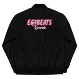 EG3BEATS RECORDS PINK Premium Recycled Bomber Jacket