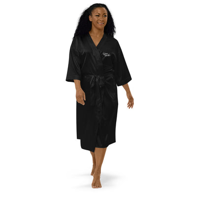 EG3BEATS MERCH LIFE Womens Satin Robe