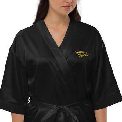 EG3BEATS MERCH LIFE Womens Satin Robe