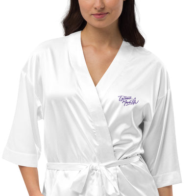 EG3BEATS MERCH LIFE Womens Satin Robe