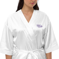 EG3BEATS MERCH LIFE Womens Satin Robe