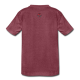 EG3BEATS KIDS' PREMIUM T-SHIRT - heather burgundy