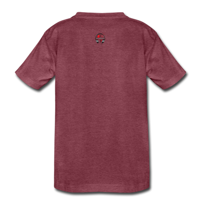 EG3BEATS KIDS' PREMIUM T-SHIRT - heather burgundy