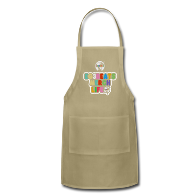 EG3BEATS MERCH LIFE ADJUSTABLE APRON COOK WEAR - khaki