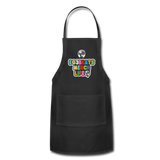 EG3BEATS MERCH LIFE ADJUSTABLE APRON COOK WEAR - black