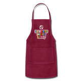 EG3BEATS MERCH LIFE ADJUSTABLE APRON COOK WEAR - burgundy