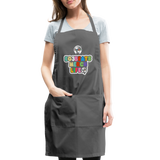 EG3BEATS MERCH LIFE ADJUSTABLE APRON COOK WEAR - charcoal