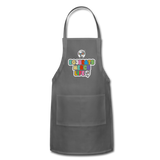 EG3BEATS MERCH LIFE ADJUSTABLE APRON COOK WEAR - charcoal