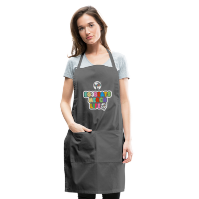 EG3BEATS MERCH LIFE ADJUSTABLE APRON COOK WEAR - charcoal