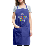 EG3BEATS MERCH LIFE ADJUSTABLE APRON COOK WEAR - royal blue