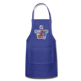 EG3BEATS MERCH LIFE ADJUSTABLE APRON COOK WEAR - royal blue