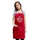 EG3BEATS MERCH LIFE ADJUSTABLE APRON COOK WEAR - red