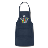 EG3BEATS MERCH LIFE ADJUSTABLE APRON COOK WEAR - navy