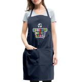 EG3BEATS MERCH LIFE ADJUSTABLE APRON COOK WEAR - navy