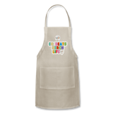 EG3BEATS MERCH LIFE ADJUSTABLE APRON COOK WEAR - natural