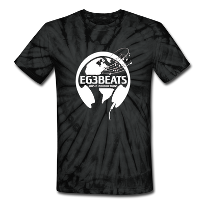 EG3BEATS TIE DYE T-SHIRT - spider black