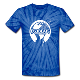 EG3BEATS TIE DYE T-SHIRT - spider blue