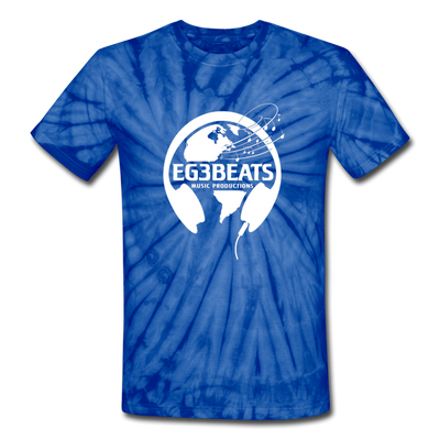 EG3BEATS TIE DYE T-SHIRT - spider blue